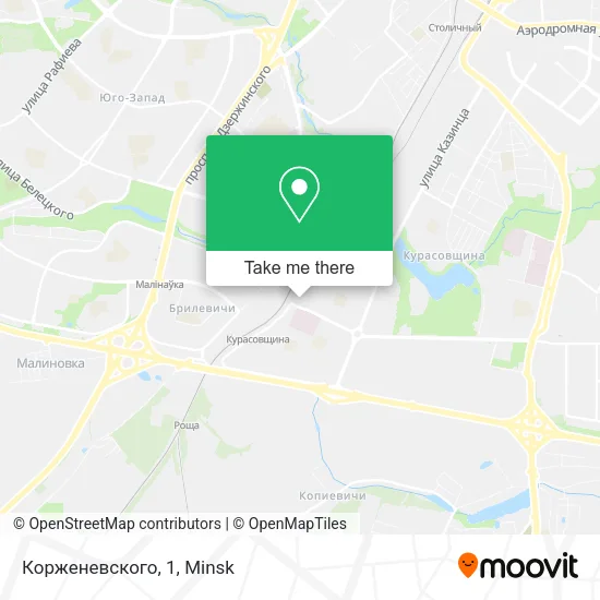 Корженевского, 1 map