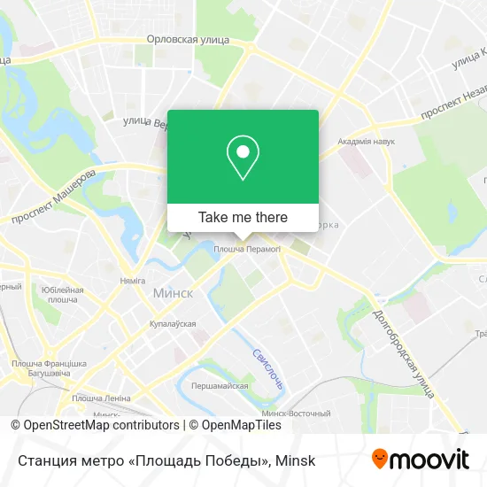 Станция метро «Площадь Победы» map