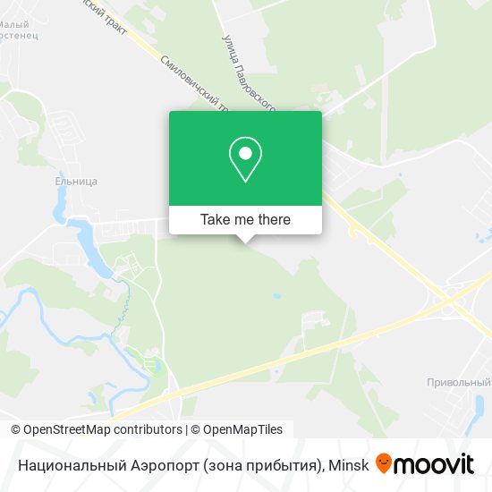 Национальный Аэропорт (зона прибытия) map