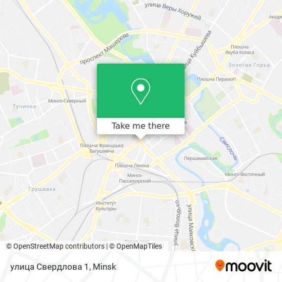 улица Свердлова 1 map