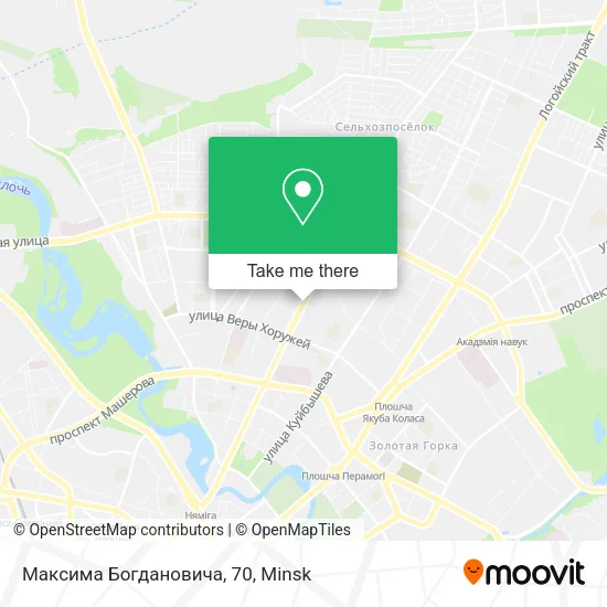 Максима Богдановича, 70 map