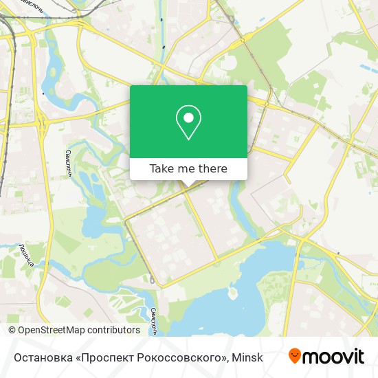 Остановка «Проспект Рокоссовского» map