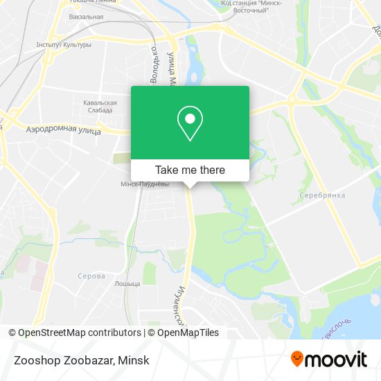 Zooshop Zoobazar map