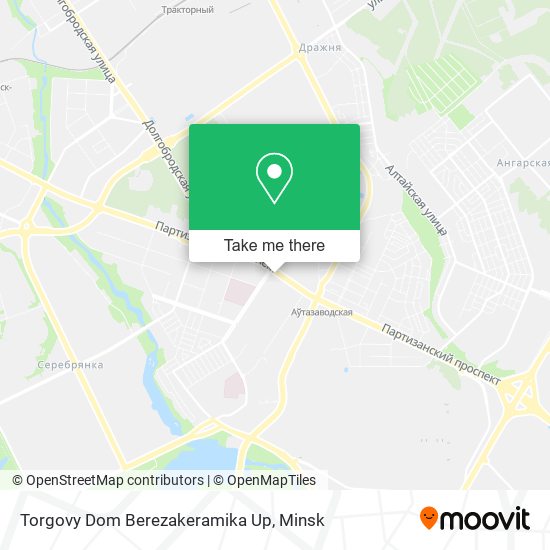Torgovy Dom Berezakeramika Up map