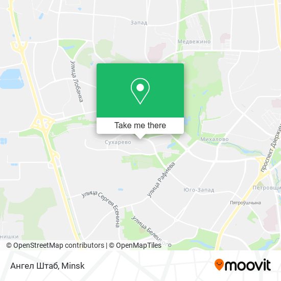Ангел Штаб map