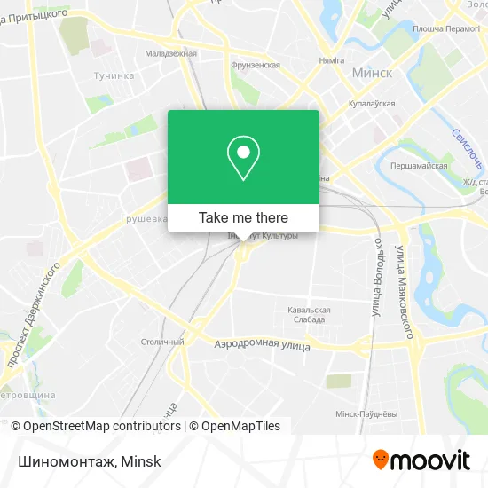 Шиномонтаж map