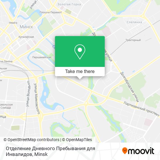 Отделение Дневного Пребывания для Инвалидов map