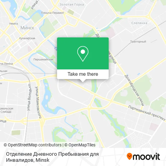Отделение Дневного Пребывания для Инвалидов map