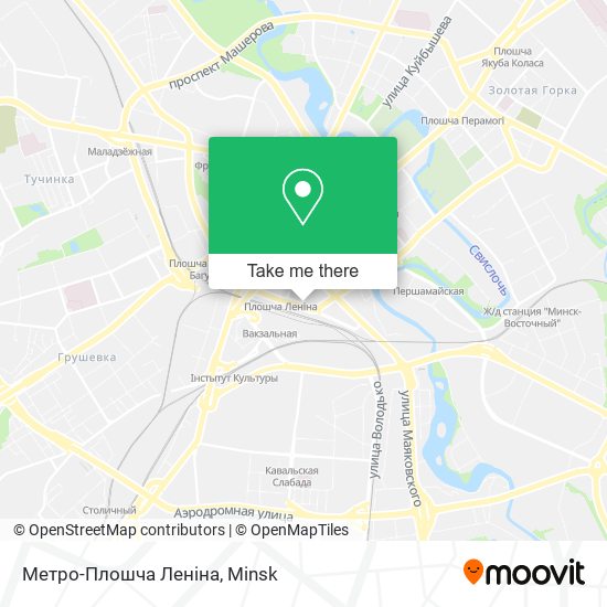 Метро-Плошча Леніна map