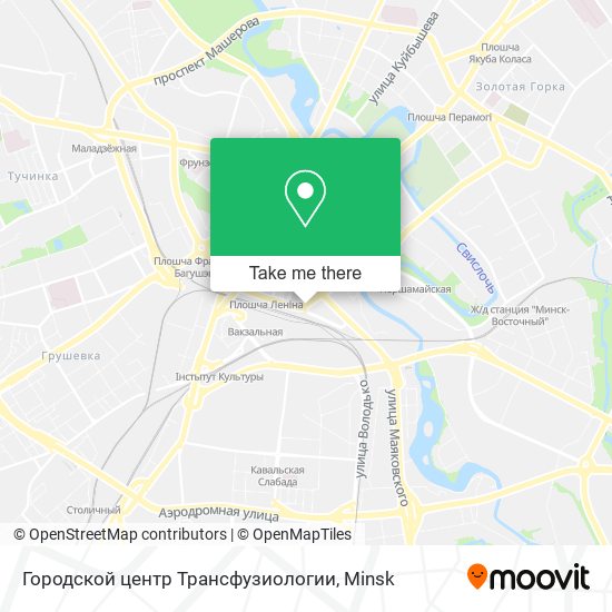 Городской центр Трансфузиологии map