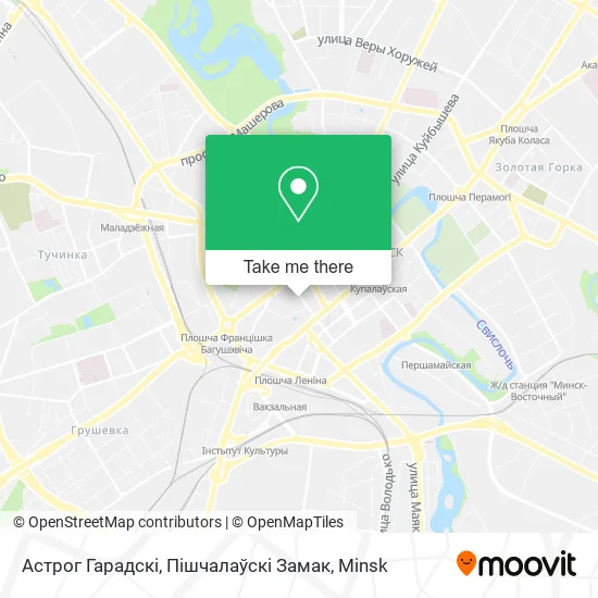 Астрог Гарадскі, Пішчалаўскі Замак map