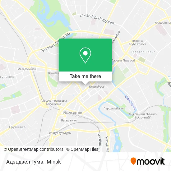 Адзьдзел Гума. map