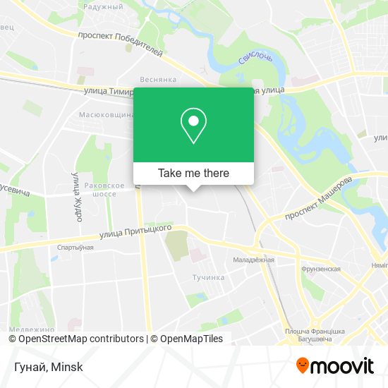 Гунай map