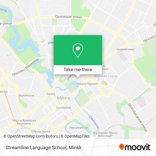 Streamline Language School map