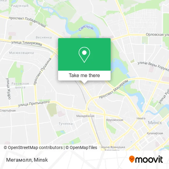 Мегамолл map