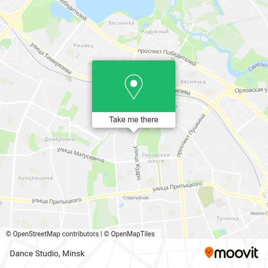 Dance Studio map