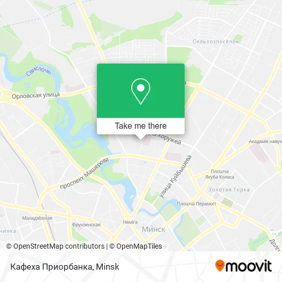 Кафеха Приорбанка map