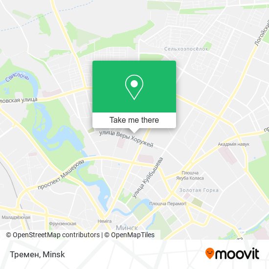Тремен map