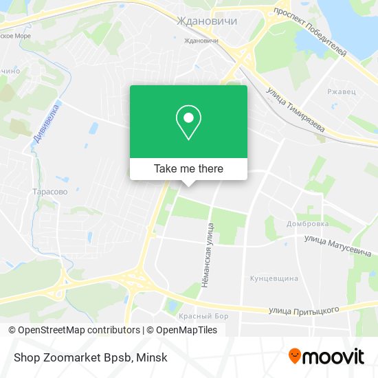 Shop Zoomarket Bpsb map