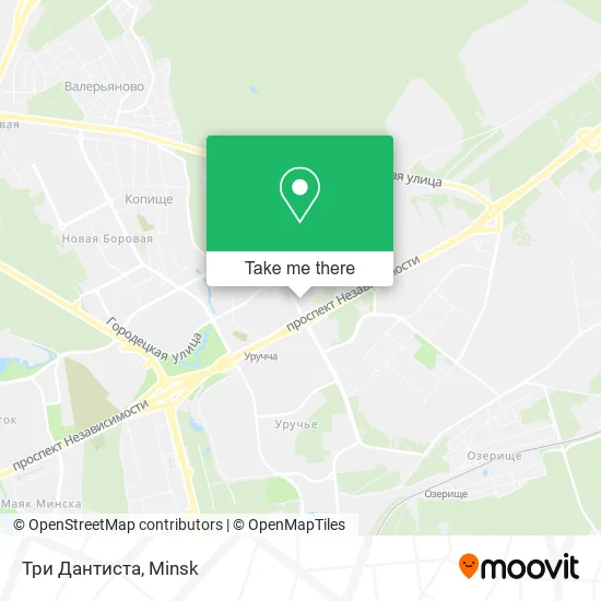 Три Дантиста map