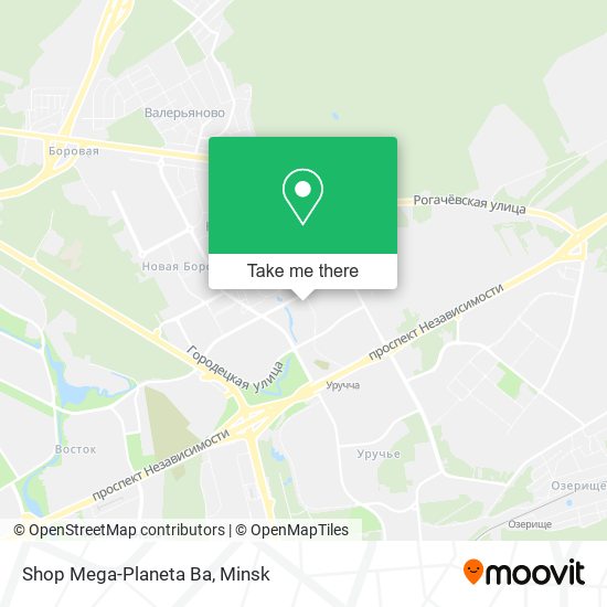 Shop Mega-Planeta Ba map