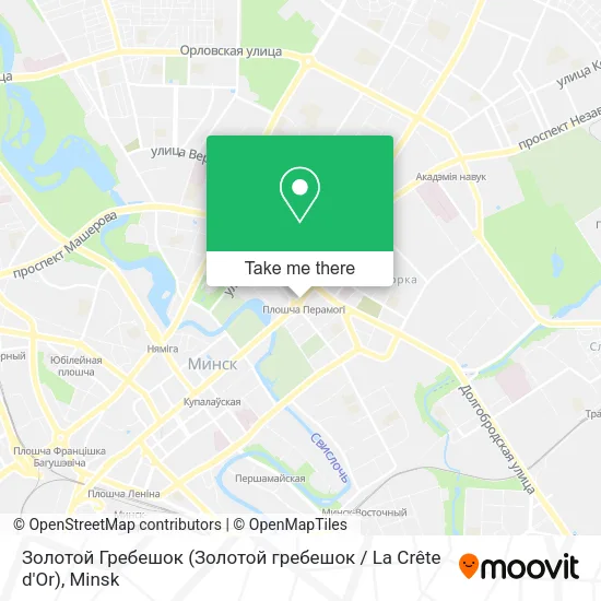 Золотой Гребешок (Золотой гребешок / La Crête d'Or) map