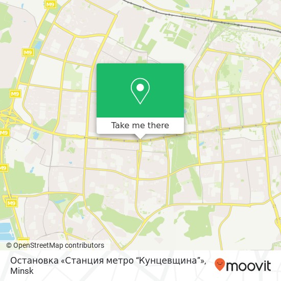 Остановка «Станция метро “Кунцевщина”» map
