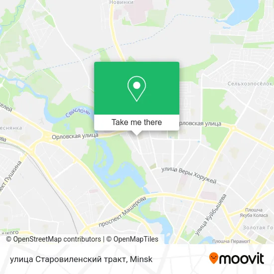улица Старовиленский тракт map