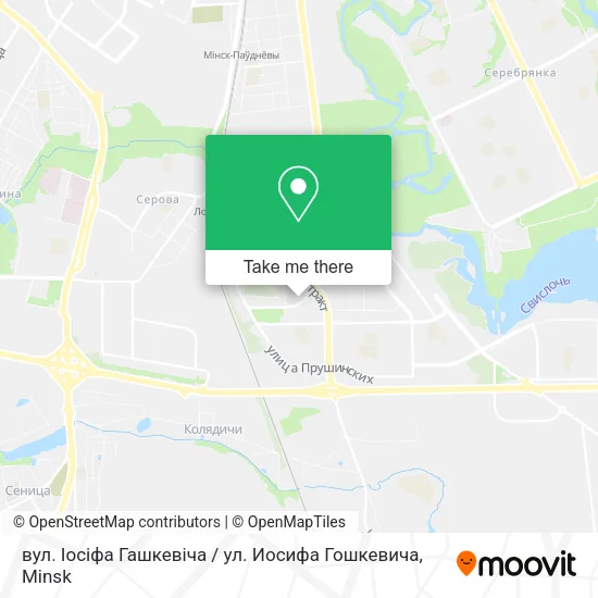 вул. Iосiфа Гашкевiча / ул. Иосифа Гошкевича map