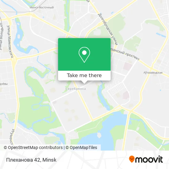 Плеханова 42 map