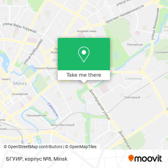 БГУИР, корпус №8 map