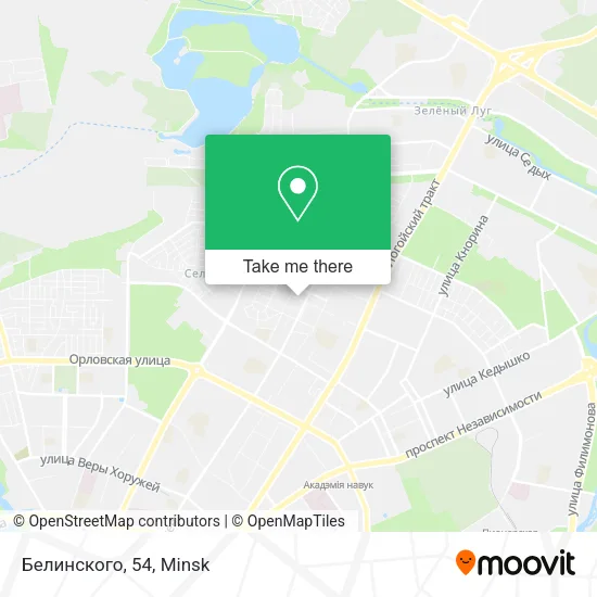 Белинского, 54 map