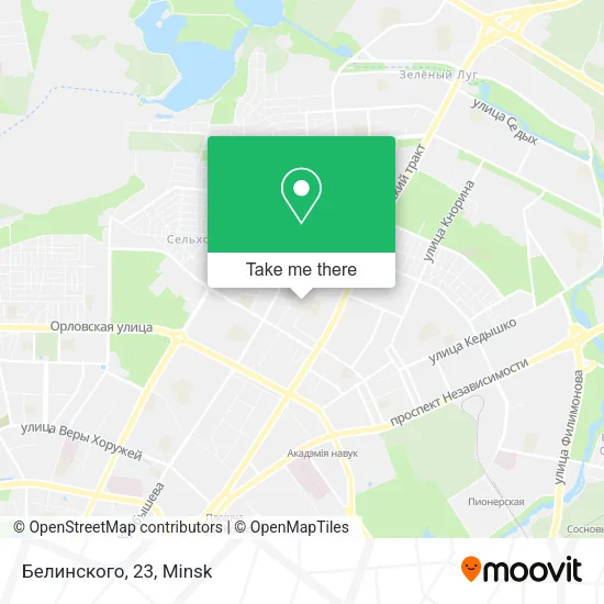 Белинского, 23 map