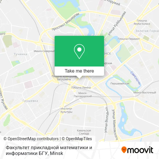 Факультет прикладной математики и информатики БГУ map