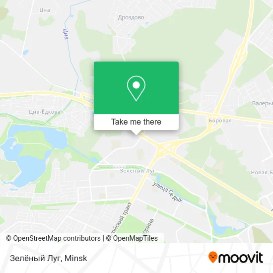 Зелёный Луг map