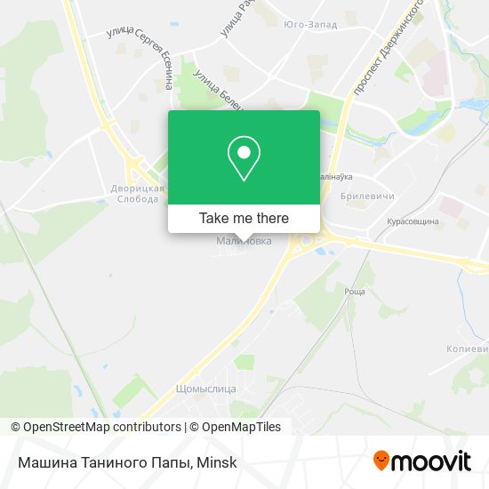 Машина Таниного Папы map