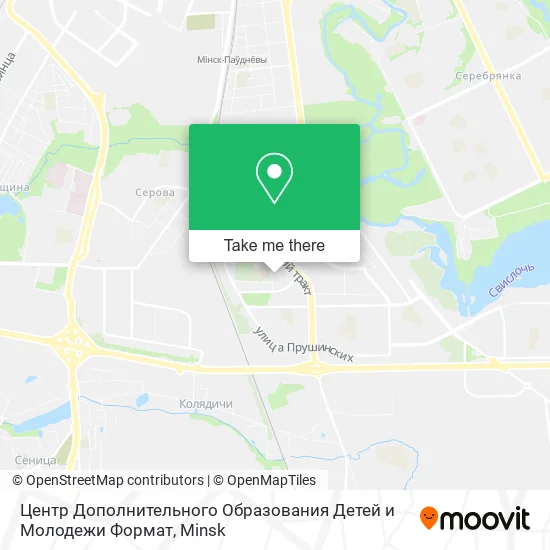 Центр Дополнительного Образования Детей и Молодежи Формат map
