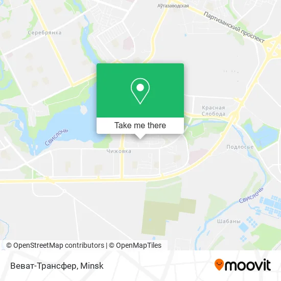 Веват-Трансфер map