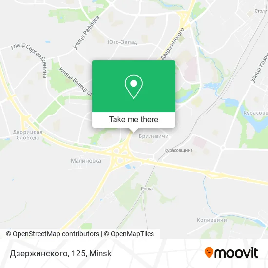 Дзержинского, 125 map