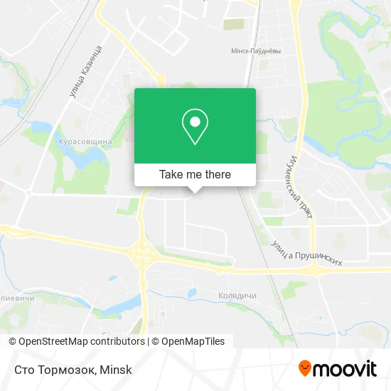 Сто Тормозок map