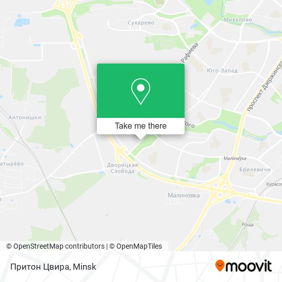 Притон Цвира map