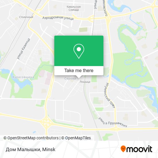 Дом Малышки map