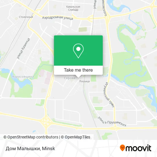 Дом Малышки map