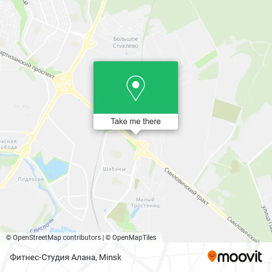 Фитнес-Студия Алана map