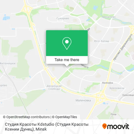 Студия Красоты Kdstudio (Студия Красоты Ксении Дунец) map