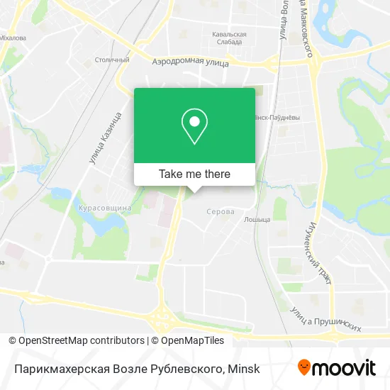 Парикмахерская Возле Рублевского map