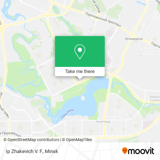 Ip Zhakevich V. F. map