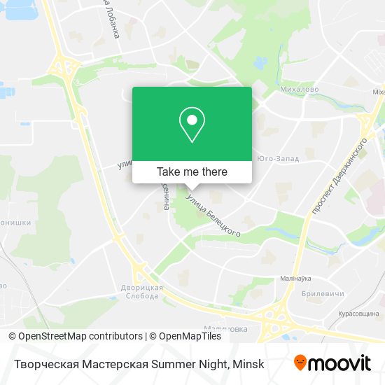 Творческая Мастерская Summer Night map