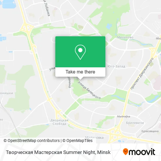 Творческая Мастерская Summer Night map