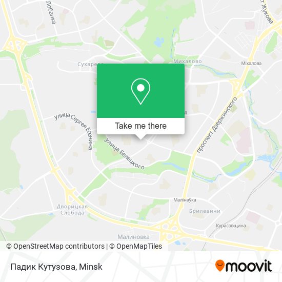 Падик Кутузова map